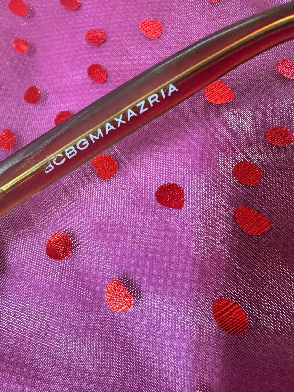 BCBGMaxAzria Red Cat-Eye Sunglasses